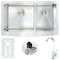 Anzzi Elysian Farmhouse 36" Kitchen Sink with Opus Faucet in Polished Chrome K36203A-035 - alternate 1